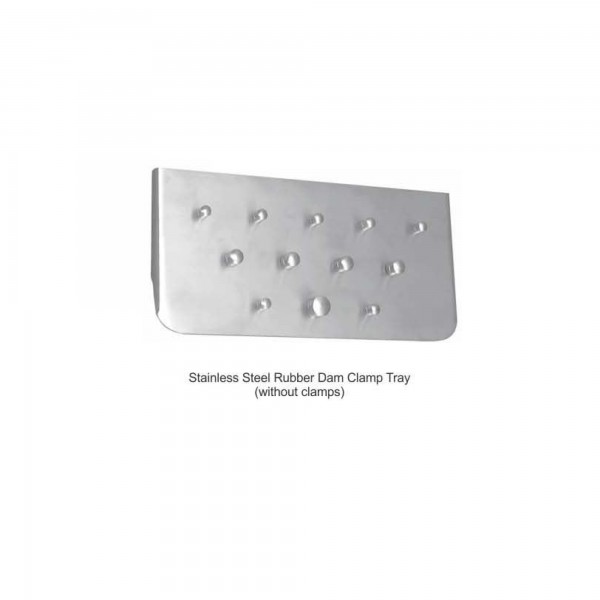 Stainless Steel Rubber Dam Clamp Tray